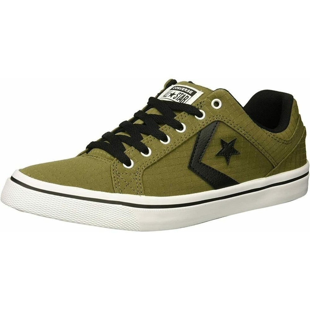 Converse Women's El Distrito Ripstop Size 5 M Green Canvas Low Top Canvas Skate